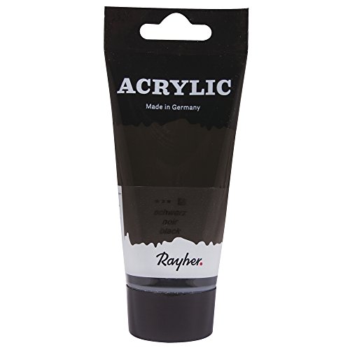 Rayher 38912576 Acrylic, Künstleracrylfarbe, SB-Tube 75ml, schwarz Rayher 38912576 Acrylic, Künstleracrylfarbe, SB-Tube 75ml, schwarz von Rayher