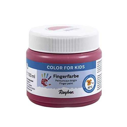 Rayher 38959284 Fingerfarbe, Dose 150ml, kardinalrot Rayher 38959284 Fingerfarbe, Dose 150ml, kardinalrot von Rayher