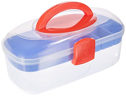 Rayher Hobby Rayher 39254000 Sortierbox, mit Tragegriff und Einsatz, transparent, 27,8 x 12,1 x 13,1 cm, Nähkasten oder Aufbewahrung für Bastelmaterial, Schmuck, Spielzeug, Werkzeug Rayher Hobby Rayher 39254000 Sortierbox, mit Tragegriff und Einsatz, transparent, 27,8 x 12,1 x 13,1 cm, Nähkasten oder Aufbewahrung für Bastelmaterial, Schmuck, Spielzeug, Werkzeug von Rayher
