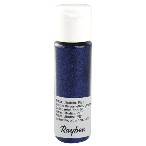 Rayher 39420383 Flitter, ultrafein, PET, Fläschchen 20 ml, saphirblau Rayher 39420383 Flitter, ultrafein, PET, Fläschchen 20 ml, saphirblau von Rayher