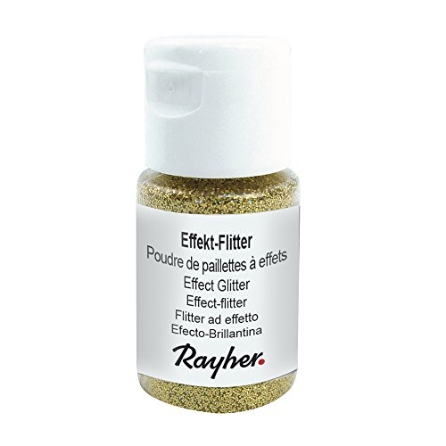 Rayher 39421620 Effekt-Flitter, ultrafein, irisierend, PET, Fläschchen 10 ml von Rayher