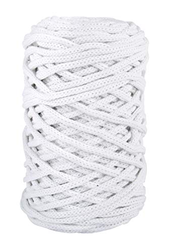 Rayher Braidy Recycling Garn, geflochten, 4 mm Ø, weiß, 250 g Knäuel, Lauflänge ca. 60 m, Strickgarn, Häkelgarn, Textilgarn, Bastelgarn, 42010102 Rayher Braidy Recycling Garn, geflochten, 4 mm Ø, weiß, 250 g Knäuel, Lauflänge ca. 60 m, Strickgarn, Häkelgarn, Textilgarn, Bastelgarn, 42010102 von Rayher