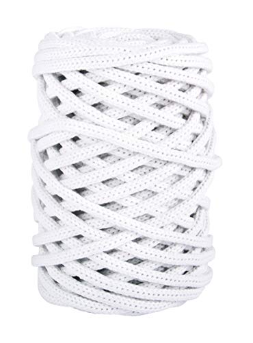 Rayher Braidy Recycling Garn, geflochten, 6 mm Ø, weiß, 250 g Knäuel, Lauflänge ca. 27 m, Strickgarn, Häkelgarn, Textilgarn, Bastelgarn, 42011102 Rayher Braidy Recycling Garn, geflochten, 6 mm Ø, weiß, 250 g Knäuel, Lauflänge ca. 27 m, Strickgarn, Häkelgarn, Textilgarn, Bastelgarn, 42011102 von Rayher