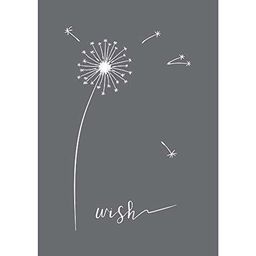 Rayher 45105000 Schablone Wish, Format DIN A5, mit Rakel, Siebdruck-Schablone, Malschablone, selbstklebend, Grau Rayher 45105000 Schablone Wish, Format DIN A5, mit Rakel, Siebdruck-Schablone, Malschablone, selbstklebend, Grau von Rayher