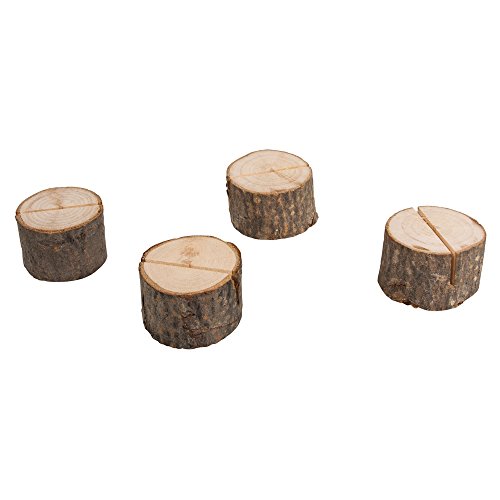 Rayher 46019000 Kartenhalter Holzstamm, 3-4,5cm, PVC-Box 4Stück Rayher 46019000 Kartenhalter Holzstamm, 3-4,5cm, PVC-Box 4Stück von Rayher