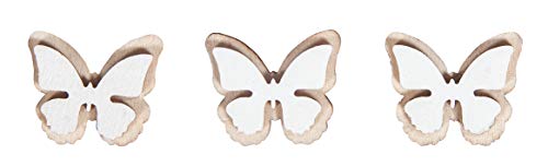 Rayher 46402000 Holz-Streuteile Schmetterling, 2,3x1,9cm, SB-Btl 10 Stück von Rayher