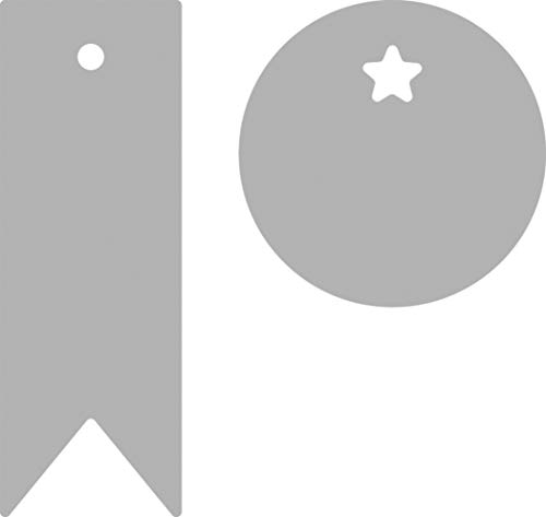 Rayher 50084000 Stanzschablonen Set, für Kartengestaltung und Scrapbooking, Tags A, deep edge, Anhänger Stanzformen, 2 Stück, 3,5 cm und 2,1 x 6 cm Rayher 50084000 Stanzschablonen Set, für Kartengestaltung und Scrapbooking, Tags A, deep edge, Anhänger Stanzformen, 2 Stück, 3,5 cm und 2,1 x 6 cm von Rayher