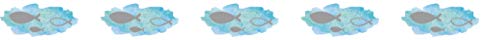Rayher 50187356 Washi Tape Fische m. Foliendruck, hellblau, 15mm von Rayher