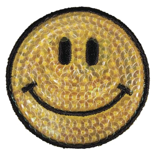 Rayher 53903000 Patch Smile, 5cm ø, Zum Aufbügeln, SB-Btl. 1Stück Rayher 53903000 Patch Smile, 5cm ø, Zum Aufbügeln, SB-Btl. 1Stück von Rayher