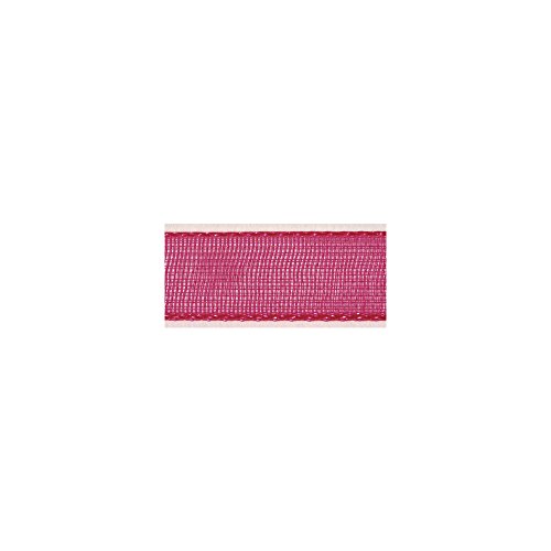 Rayher 5521633 Organzaband, 7mm, SB-Rolle 10m, pink von Rayher