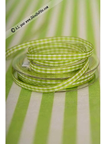 Rayher 5540885 Karoband, 9,5mm, SB-Rolle 10m, maigrün von Rayher