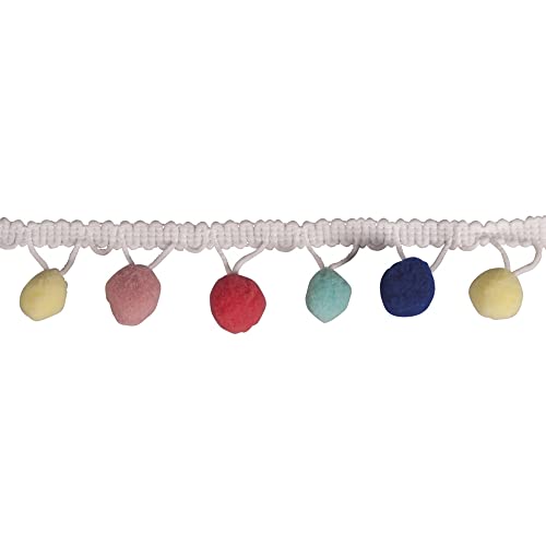 Rayher 55853685 Pompon-Borte, 2 m, Bommelborte, zum Aufpeppen von Kleidung, Textilien, Faschings-/Karnevalkostümen sowie zum Basteln und Dekorieren, Pastell Rayher 55853685 Pompon-Borte, 2 m, Bommelborte, zum Aufpeppen von Kleidung, Textilien, Faschings-/Karnevalkostümen sowie zum Basteln und Dekorieren, Pastell von Rayher