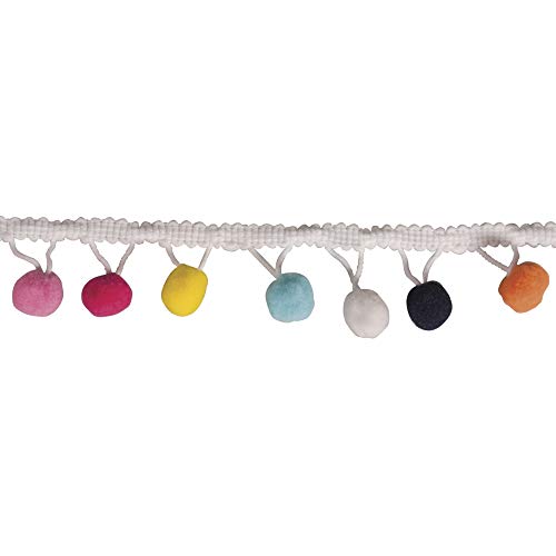 Rayher 55853999 Pompon-Borte, 2 m, Bommelborte, zum Aufpeppen von Kleidung, Textilien, Faschings-/Karnevalkostümen sowie zum Basteln und Dekorieren, Bunt Rayher 55853999 Pompon-Borte, 2 m, Bommelborte, zum Aufpeppen von Kleidung, Textilien, Faschings-/Karnevalkostümen sowie zum Basteln und Dekorieren, Bunt von Rayher