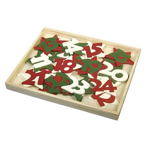 Rayher 56500295 Holz Sterne mit Zahlen 1-24, 4x4cm, f.ADV.-Kalender, Holz-Box 24Stück, royalrot Rayher 56500295 Holz Sterne mit Zahlen 1-24, 4x4cm, f.ADV.-Kalender, Holz-Box 24Stück, royalrot von Rayher