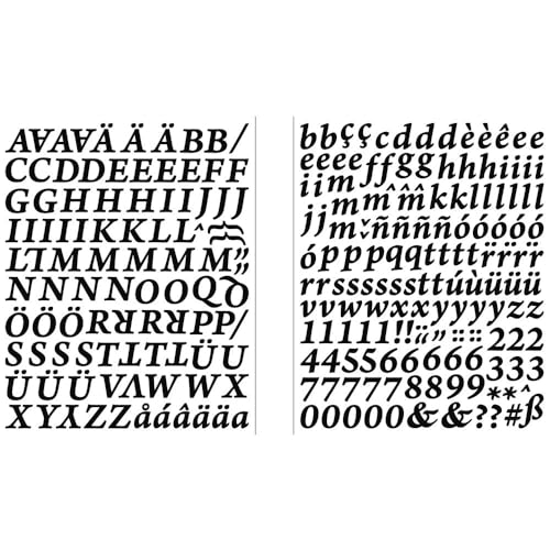 Rayher 60589576 Sticker Alphabet + Zahlen Classic, SB-Btl 1Stück, schw Rayher 60589576 Sticker Alphabet + Zahlen Classic, SB-Btl 1Stück, schw von Rayher