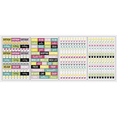 Rayher 60915000 Sticker Worte und Icons Set, Happy, Btl. 4 Blatt, Abziehbilder, Symbole, Wörter, bunt gemischt Rayher 60915000 Sticker Worte und Icons Set, Happy, Btl. 4 Blatt, Abziehbilder, Symbole, Wörter, bunt gemischt von Rayher