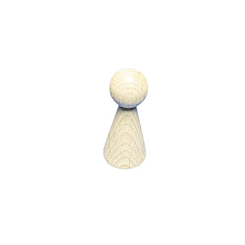 Rayher 6107600 Rohholz-Figurenkegel, Höhe 37 mm, ø 15 mm Rayher 6107600 Rohholz-Figurenkegel, Höhe 37 mm, ø 15 mm von Rayher