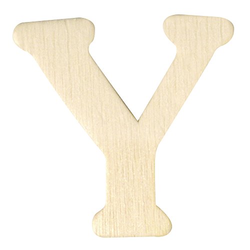 Rayher 6162400 Holz-Buchstaben, 4 cm, Y von Rayher