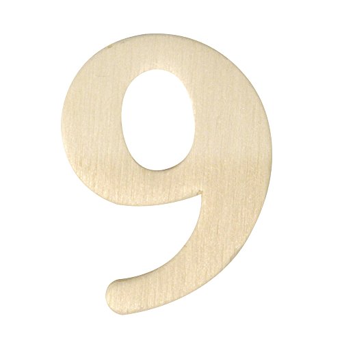 Rayher 6163400 Holz-Zahlen, 4 cm, 9 Rayher 6163400 Holz-Zahlen, 4 cm, 9 von Rayher