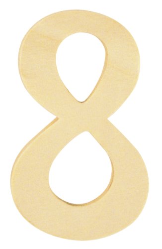 Rayher 6196300 Holz-Zahl, 6 cm, 8 - wurde ersetzt durch: 62229000 Rayher 6196300 Holz-Zahl, 6 cm, 8 - wurde ersetzt durch: 62229000 von Rayher
