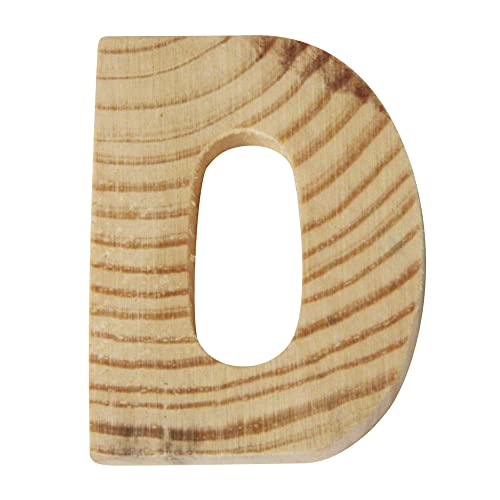 Rayher 6213600 Holzbuchstaben, 5x1cm, D Rayher 6213600 Holzbuchstaben, 5x1cm, D von Rayher