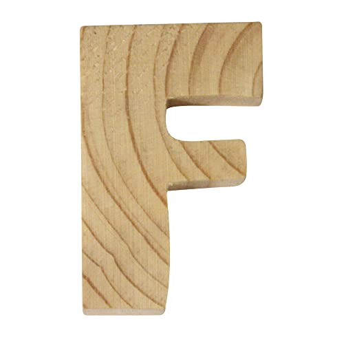Rayher 6213800 Holzbuchstaben, 5x1cm, F Rayher 6213800 Holzbuchstaben, 5x1cm, F von Rayher