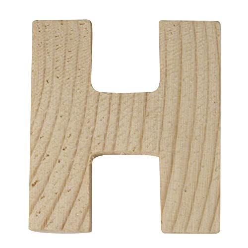 Rayher 6214000 Holzbuchstaben, 5x1cm, H Rayher 6214000 Holzbuchstaben, 5x1cm, H von Rayher