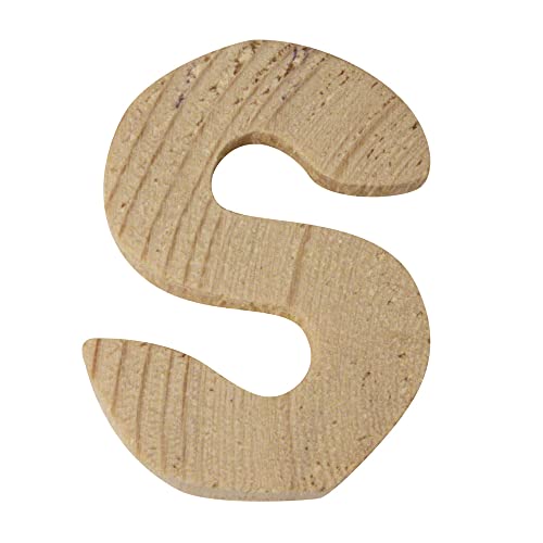 Rayher 6215100 Holzbuchstaben, 5x1cm, S Rayher 6215100 Holzbuchstaben, 5x1cm, S von Rayher