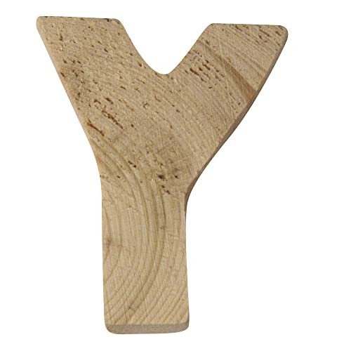 Rayher 6215700 Holzbuchstaben, 5x1cm, Y Rayher 6215700 Holzbuchstaben, 5x1cm, Y von Rayher