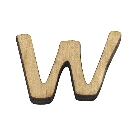 Rayher 6218200 Holz-Buchstabe, 2 cm, W von Rayher