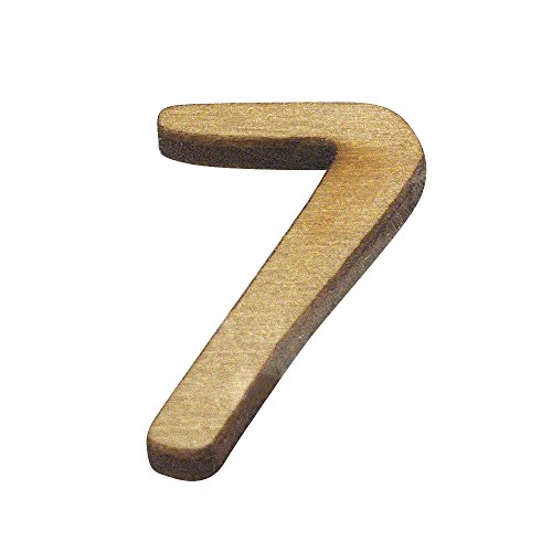 Rayher 6219200 Holz-Zahl, 2 cm, 7 Rayher 6219200 Holz-Zahl, 2 cm, 7 von Rayher