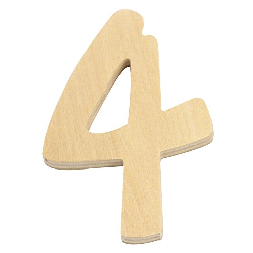 Rayher 62233000 Holz- Zahl FSC Mix Credit, 6 cm ø, 4 Rayher 62233000 Holz- Zahl FSC Mix Credit, 6 cm ø, 4 von Rayher