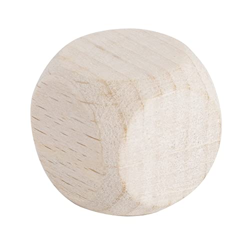Rayher 6244031 Holz Würfel FSC 100%, 18x18mm, SB-Btl 6Stück, natur von Rayher