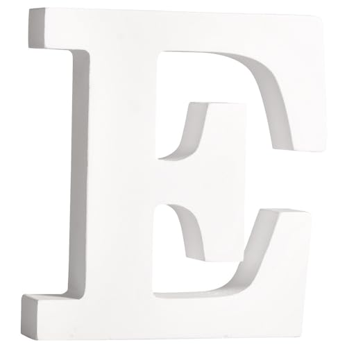 Rayher 62656000 MDF- Buchstabe E, weiß, 11 cm, Stärke 2 cm, 3D-Buchstaben Holz, Holz-Buchstaben groß Rayher 62656000 MDF- Buchstabe E, weiß, 11 cm, Stärke 2 cm, 3D-Buchstaben Holz, Holz-Buchstaben groß von Rayher