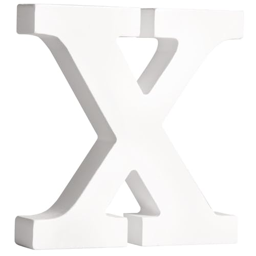 Rayher 62675000 MDF- Buchstabe X, weiß, 11 cm, Stärke 2 cm, 3D-Buchstaben Holz, Holz-Buchstaben groß Rayher 62675000 MDF- Buchstabe X, weiß, 11 cm, Stärke 2 cm, 3D-Buchstaben Holz, Holz-Buchstaben groß von Rayher