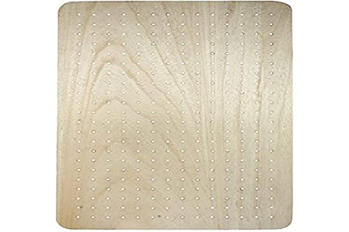 Rayher 62867505 MDF Board furniert, für Rayher Pin und Peg, 40 x 60 x 2,5 cm, inkl. Dübel und Schrauben von Rayher