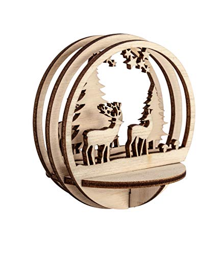 Rayher Holz Steckteil Waldsti., 7,5cm ø, natur, Set 5teilig, SB-Btl 1Set, Holzbausatz gelasert, FSC Mix Credit, Weihnachtsdekoration, 62883505 Rayher Holz Steckteil Waldsti., 7,5cm ø, natur, Set 5teilig, SB-Btl 1Set, Holzbausatz gelasert, FSC Mix Credit, Weihnachtsdekoration, 62883505 von Rayher