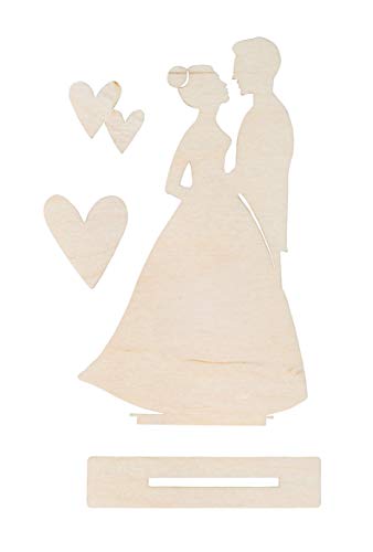 Rayher 62938505 Holzmotiv Brautpaar, FSCMixCred, natur, 9x15,5cm Rayher 62938505 Holzmotiv Brautpaar, FSCMixCred, natur, 9x15,5cm von Rayher