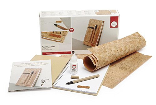 Rayher 63032000 BP Kork Bastelset, 6 Teile, Mehrfarbig, 3.1 x 1.7 x 0.66 cm von Rayher
