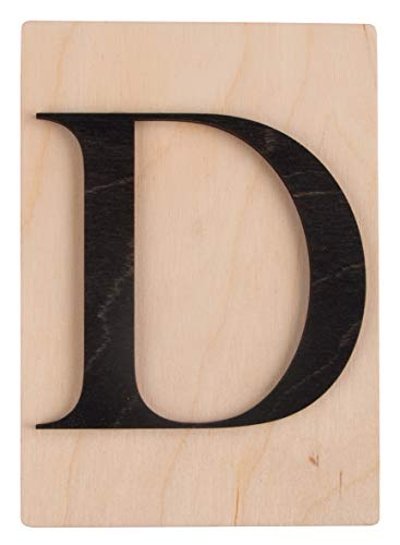 Rayher Holz Buchstabe D, FSC Mix Credit, Holzfliese 10,5x14,8cm, 3D-Buchstabe D in schwarz, 3mm starker Holzbuchstabe auf 4mm starker Holzfliese, 63095576 Rayher Holz Buchstabe D, FSC Mix Credit, Holzfliese 10,5x14,8cm, 3D-Buchstabe D in schwarz, 3mm starker Holzbuchstabe auf 4mm starker Holzfliese, 63095576 von Rayher