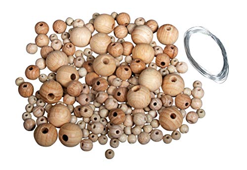 Rayher Sterne aus Holzperlen, 7 + 11 cm ø, Bastelpackung „Nordic“, 3 Stück, Holzsterne, Anhänger Sterne, Dekoration Weihnachten, 63503000 Rayher Sterne aus Holzperlen, 7 + 11 cm ø, Bastelpackung „Nordic“, 3 Stück, Holzsterne, Anhänger Sterne, Dekoration Weihnachten, 63503000 von Rayher