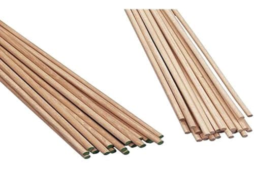 Rayher 6411800 Rundstäbe aus Buche, 20mm ø, 1m, astfrei von Rayher