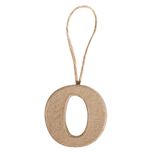 Rayher 67089000 Pappmaché Buchstabe "O" FSC Recycled 100 %, 4x4x1 cm, mit Hänger Rayher 67089000 Pappmaché Buchstabe "O" FSC Recycled 100 %, 4x4x1 cm, mit Hänger von Rayher