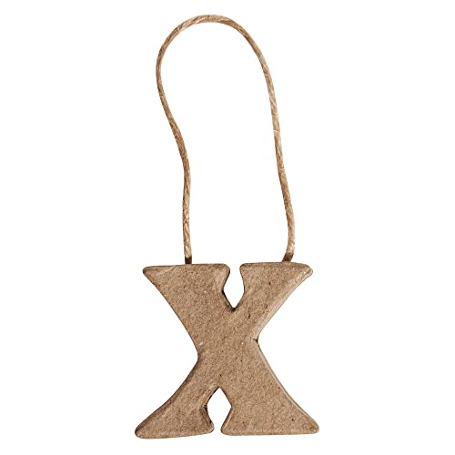 Rayher 67098000 Pappmaché Buchstabe "X" FSC Recycled 100 %, 4x4,1x1 cm, mit Hänger Rayher 67098000 Pappmaché Buchstabe "X" FSC Recycled 100 %, 4x4,1x1 cm, mit Hänger von Rayher