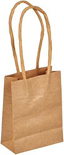 Rayher 67230505 Papier-Tasche mit Henkel, FSC 100%, 10x7,5x4cm, natur von Rayher