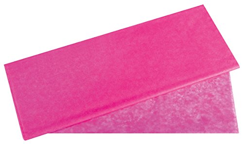 Rayher 67270264 Seidenpapier, pink, 50x75cm, 5 Bogen, 17g/m², lichtecht, farbfest, leicht transparentes, dünnes Papier, Geschenkpapier, Papier zum Basteln von Rayher