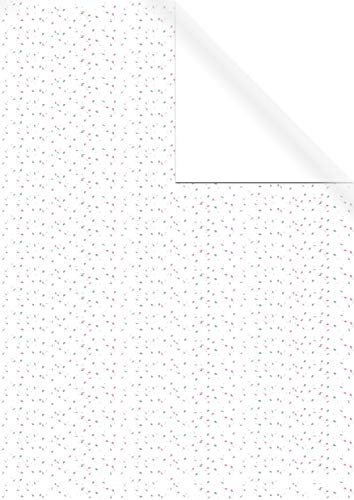Rayher 67351000 Geschenkpapier weiß mit grün und rosé Kraft, FSC Mix Cred, 70 x 200 cm, 1 seitig Bedruckt, 70 g/m2, natur, Normal Rayher 67351000 Geschenkpapier weiß mit grün und rosé Kraft, FSC Mix Cred, 70 x 200 cm, 1 seitig Bedruckt, 70 g/m2, natur, Normal von Rayher