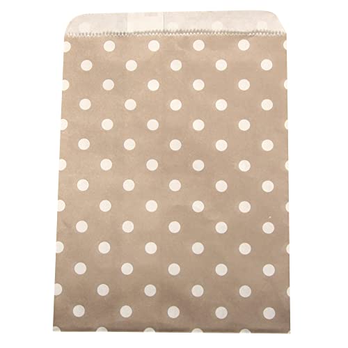 Rayher 68009000 Papiertütchen Lebensmittelecht, beige mit Punkten, SB- Rayher 68009000 Papiertütchen Lebensmittelecht, beige mit Punkten, SB- von Rayher