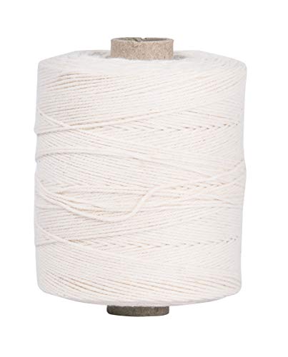 Rayher 7205000 Kettgarn, Rolle 220 m, 6-fädig, weiß, 35% Baumwolle, 65% Polyester, zum Bespannen von Webrahmen, Häkelgarn, 1 mm, 1-Pack Rayher 7205000 Kettgarn, Rolle 220 m, 6-fädig, weiß, 35% Baumwolle, 65% Polyester, zum Bespannen von Webrahmen, Häkelgarn, 1 mm, 1-Pack von Rayher