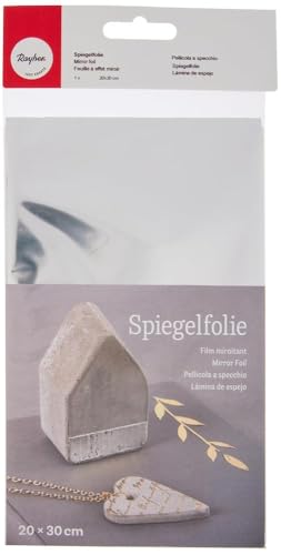 Rayher 8128322 Spiegelfolie, 20x30cm, SB-Btl 1Stück, silber Rayher 8128322 Spiegelfolie, 20x30cm, SB-Btl 1Stück, silber von Rayher